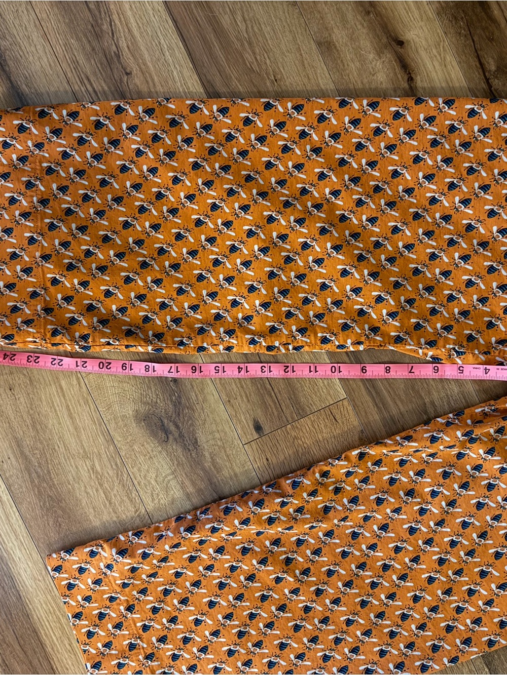 Anthropologie Orange Printed Cropped Wide-Leg Pants -Brand: Sarah Gordon x Maeve - Picture 5 of 5